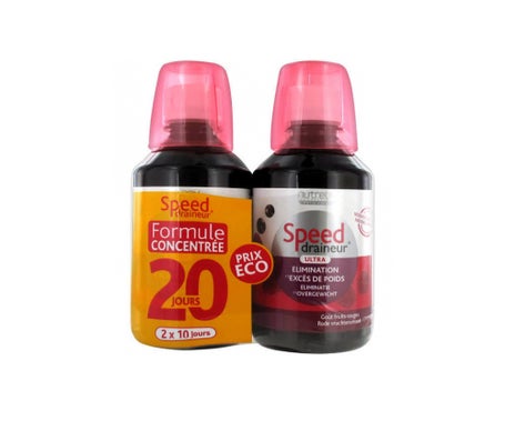 Nutreov Speed Draineur Frutas Rojas 280ml lote de 2en oferta