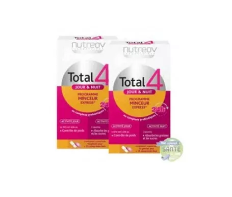 Nutreov Total 4 Adelgazamiento Día y Noche 30 comprimidos set de 2en oferta
