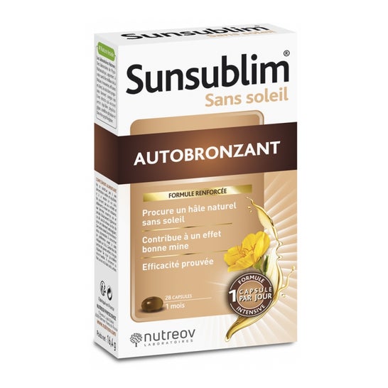 Nutreov sunsublim autobronceador 28 cápsen oferta