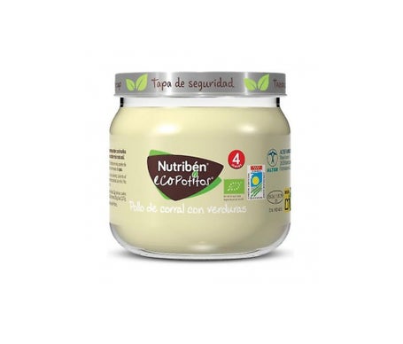 Nutriben Ecopotitos Pollo Corral Verduras 120gen oferta