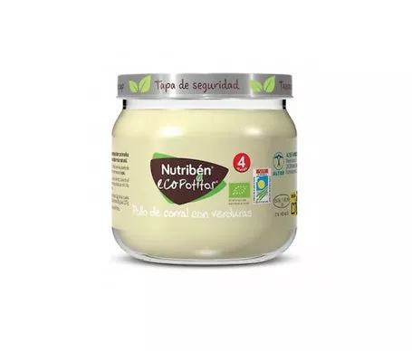 Nutriben Ecopotitos Pollo Corral Verduras 120gen oferta