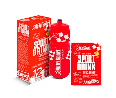 Nutrisport Sportdrink Concentrado 12 sobres + Bidónen oferta