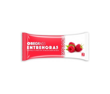 Obegrass Entrehoras barrita chocolate blanco y frutos rojos 1uden oferta