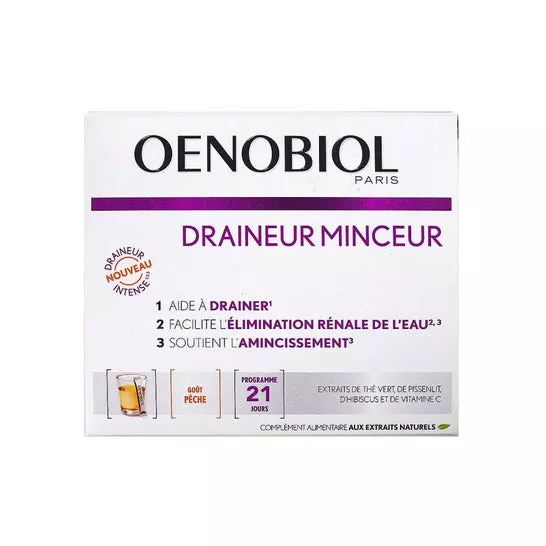 Oenobiol Draineur Minceur 21 Barritas Sabor Melocotónen oferta