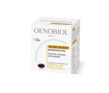 Oenobiol Intensivo Solar Nutriprotection Clear Skin Protection Box of 30en oferta