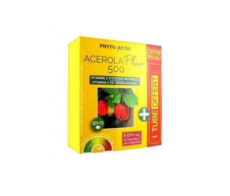 Phyto Actif Acerola Plus 500 Masticable 30 Tabletasen oferta