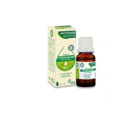 Phytosun Aroms - Aceite Esencial Amarillo Limón Orgánico 5 mlen oferta