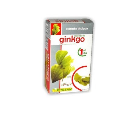 Pinisan extracto titulado de ginkgo biloba 30cápsen oferta