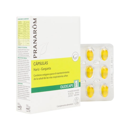 Pranarôm Oléocaps 1 Nariz y Garganta 30cápsen oferta