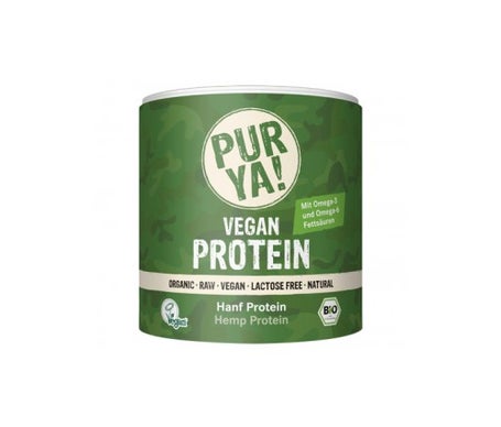 Purya proteína vegetal ecológica 100% de cáñamo 250gen oferta