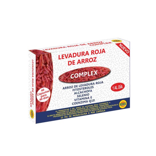 ROBIS Levadura Roja de Arroz Complex 40capsen oferta