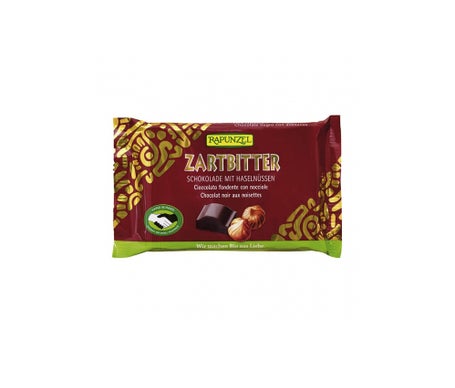 Rapunzel Snack Chocolate Negro con Avellanas 100gen oferta