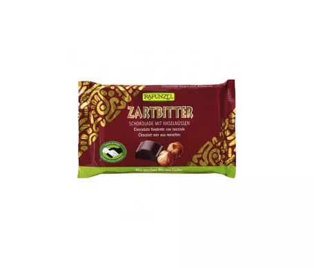 Rapunzel Snack Chocolate Negro con Avellanas 100gen oferta