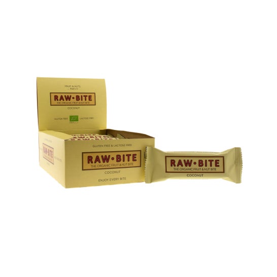 Raw Bite estuche barritas ecológicas de coco 12udsen oferta