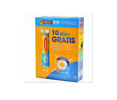 Redoxon Extra Defensas 30 comprimidos + 10 gratisen oferta