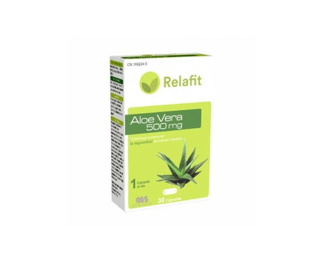 Relafit Aloe Vera 500 mg 30 Cápsulasen oferta