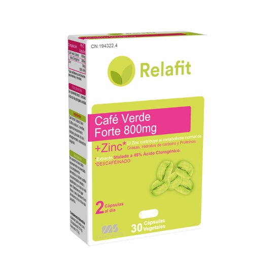 Relafit Café Verde Forte 800 Mg 30 cápsulasen oferta
