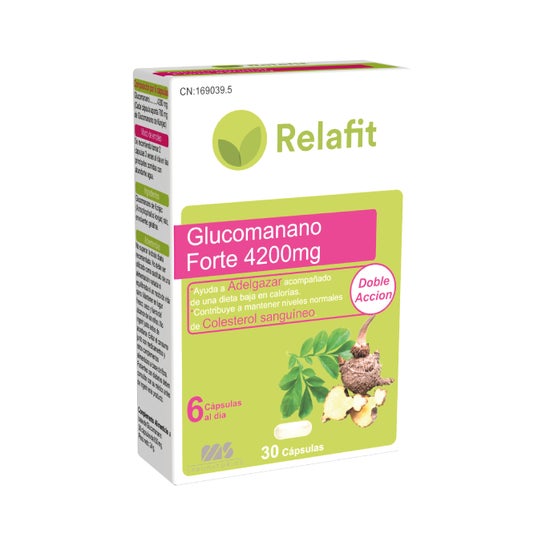 Relafit Glucomanano Forte 4200 Mg 30 cápsulasen oferta