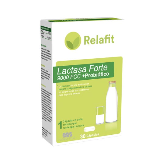 Relafit Lactasa Forte 9000 Fcc 30 Cápsulasen Oferta