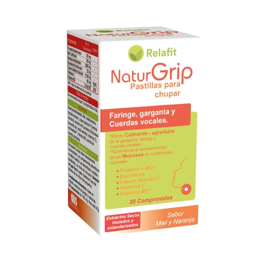 Relafit Naturgrip Pastillas para Chupar 30 comprimidosen oferta