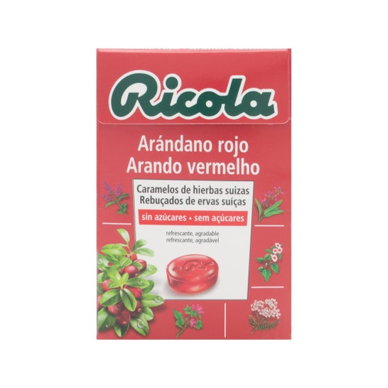 Ricola arándano caramelos sin azúcar 50gen oferta