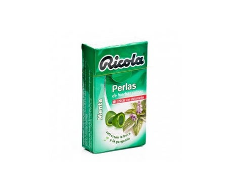 Ricola menta perlas sin azúcar caramelos 25gen oferta