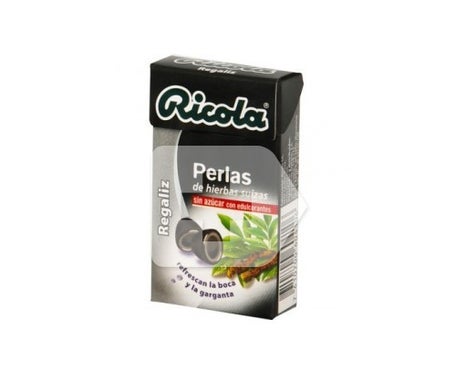 Ricola regaliz perlas sin azúcar 25gen oferta