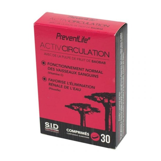 SID Nutrition - Preventlife Activcirculación 30 comprimidosen oferta
