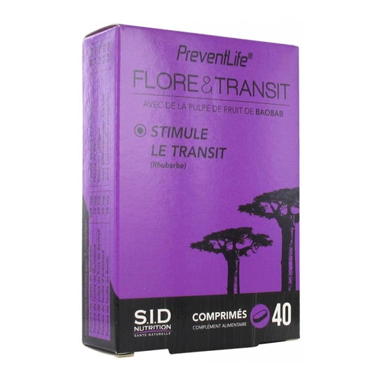 SID Nutrition - Preventlife Flora y Transit 40 comprimidosen oferta
