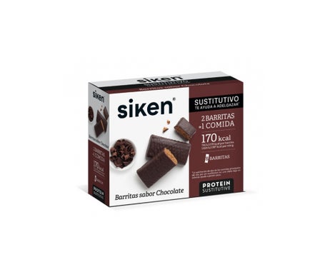 SIKEN SUSTITUTIVO BARRITAS CHOCOLATE 8 Udsen oferta