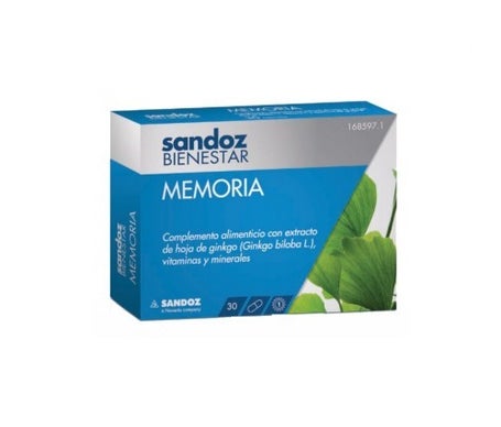 Sandoz Bienestar Memoria 30cápsen oferta