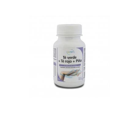 Sanon Té Verde + Té Rojo + Piña 500mg 75 Cáps.en oferta