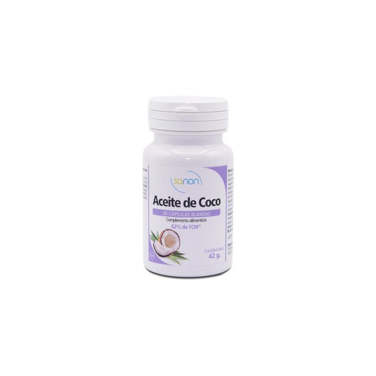 Sanon aceite de coco 30cáps blandasen oferta