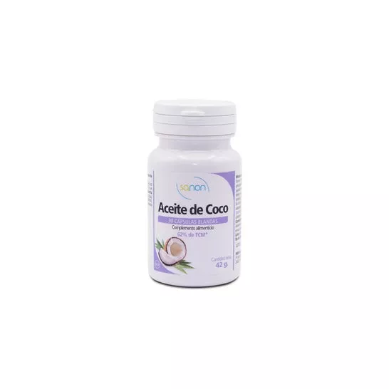 Sanon aceite de coco 30cáps blandasen oferta