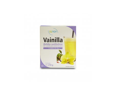 Sanon batido sustitutivo vainilla 7 sobres 30gen oferta