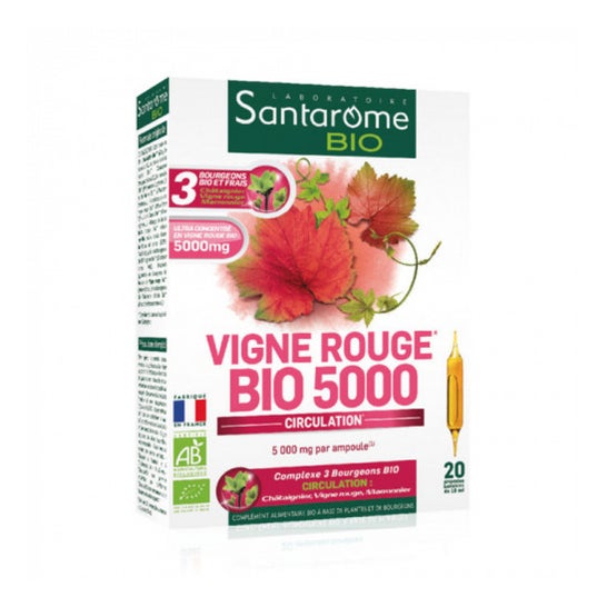 Santarome Bio Vigne Rouge Bio Circulation 20ampen oferta
