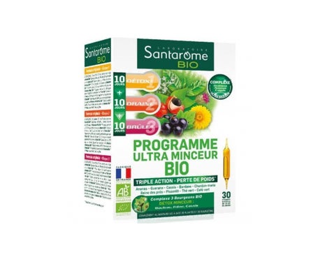 Santarome Programme Ultra Minceur Bio 30 Ampoules De 10mlen oferta