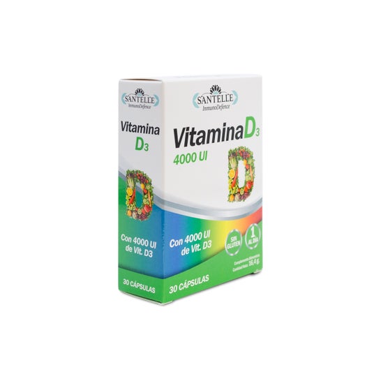 Santelle Vitamina D3 4000UI 30capsen oferta