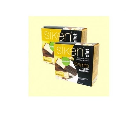 Siken Diet Barrita Coco Banana 5 barritas + 5 barritasen oferta
