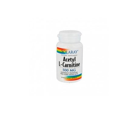 Solaray acetyl l-carnitine 500mg 30cápsen oferta