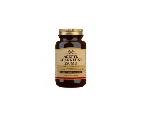 Solgar Acetil-L-Carnitina 250mg 30capsen oferta