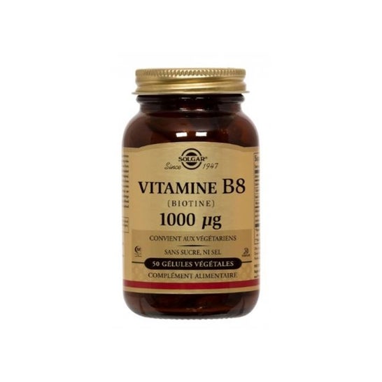 Solgar Biotin 1000mcg (Vitamina B8) 50 cápsulas vegetalesen oferta