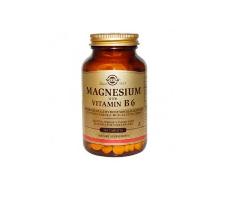 Solgar Magnesium Vitamina B6 250compen oferta