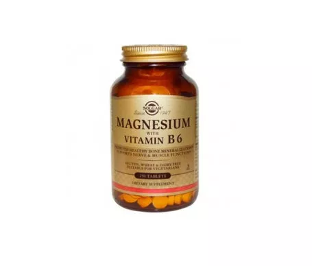 Solgar Magnesium Vitamina B6 250compen oferta