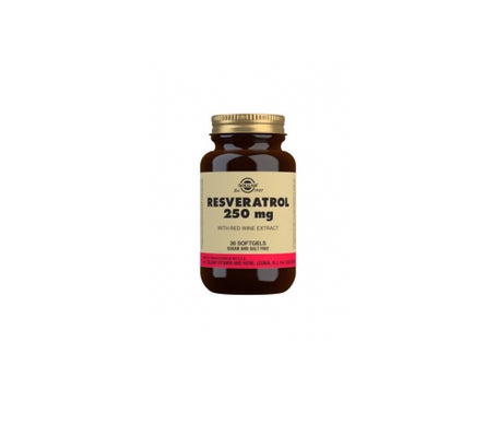 Solgar Resveratrol 250 Mg 30 Capsulasen oferta