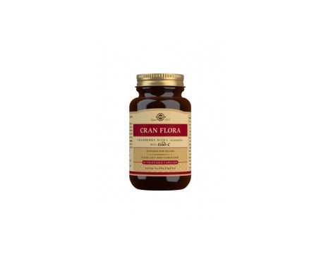 Solgar cran flora arándano rojo con probióticos y ester-cen oferta