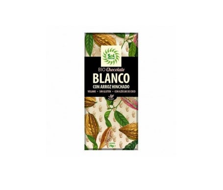 Solnatural Choco Blanco Arroz Hinchado Bio 70gen oferta