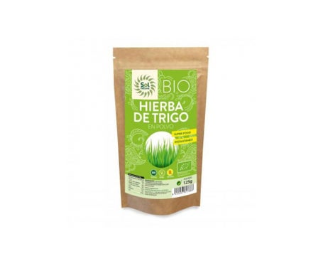 Solnatural Hierba Trigo Polvo Bio sin Gluten Vegano 125gen oferta