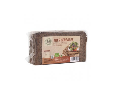 Solnatural Pan Alemán 3 Cereales Bio 500gen oferta