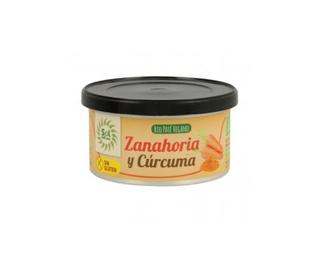 Solnatural Paté Zanahoria Cúrcuma Bio 125gen oferta